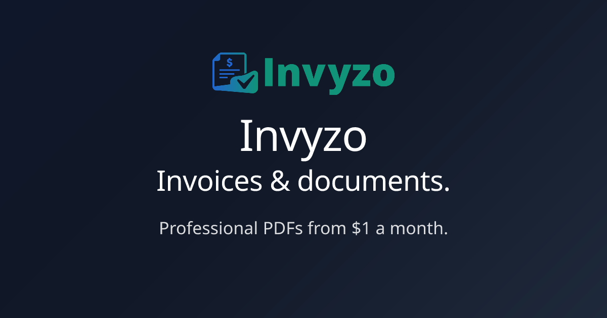 Invyzo — Invoices & Documents for $1 per Module